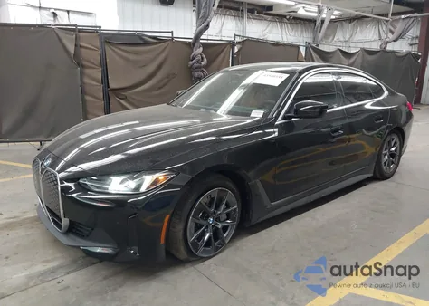 2025 BMW I4 Edrive40 из США, поврежденный, VIN WBY23HD00SFU69080